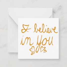Ik geloof in jullie Valentijn Notitiekaartje