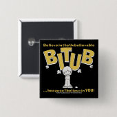 Ik geloof in JULLIE! Vierkante Button 5,1 Cm (Voorkant /achterkant)