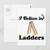 ik geloof in ladders briefkaart (Voorkant / Achterkant)