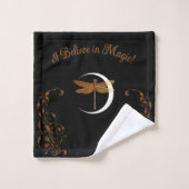 Ik geloof in magie! bad handdoek (Wasdoekje)