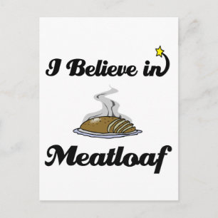 ik geloof in meatloaf briefkaart