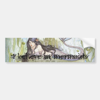 Ik geloof in mermaids bumpersticker