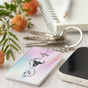 Ik geloof in mezelf Pastel Aura Trader Symbool  Sleutelhanger