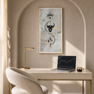 Ik geloof in mezelf premium handelaar perfect poster