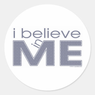 Ik geloof in Mij Ronde Sticker