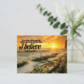 Ik geloof in Motivatie Briefkaart (Staand voorkant)