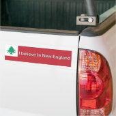 Ik geloof in New England Bumpersticker (Op Truck)