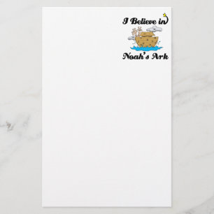 ik geloof in noahs ark briefpapier