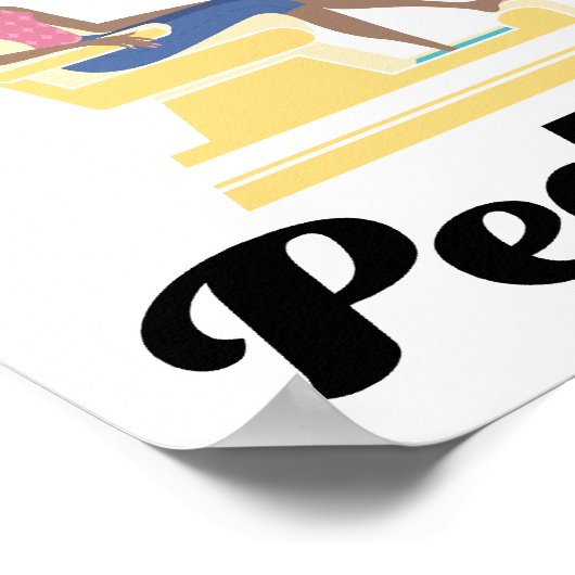 ik geloof in pedicures poster (Hoek)