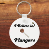 ik geloof in plungers sleutelhanger (Voorkant)