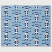 Ik geloof in Safta Claus - Cute Chanukah Cadeaupapier (Vlak)