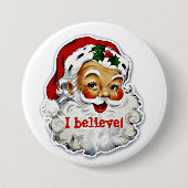 Ik geloof in Santa Button (Voorkant)