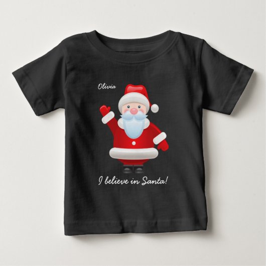 Ik geloof in Santa. Funny Santa Claus Kerstmis (Voorkant)