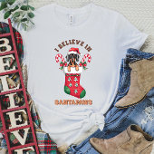 Ik geloof in Santa Paws Kerst T-shirt