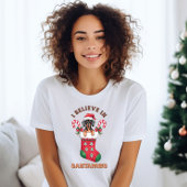 Ik geloof in Santa Paws Kerst T-shirt