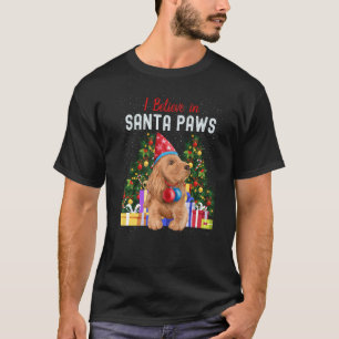 Ik geloof in Santa Paws Schattige Cocker Spaniel T-shirt