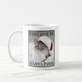 Ik geloof in Santa Paws Schattigee Cat in Santa Ha Koffiemok