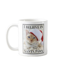 Ik geloof in Santa Paws Schattigee Cat in Santa Ha