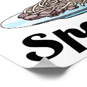 ik geloof in spaghetti poster (Hoek)