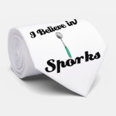ik geloof in sport stropdas (Opgerold)