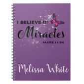 Ik geloof in wonderen notitieboek (Voorkant)