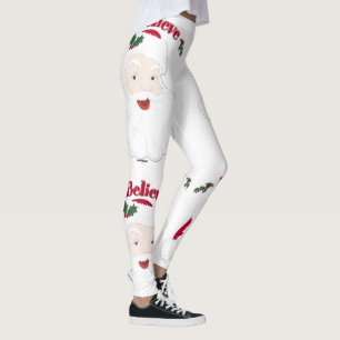 Ik geloof  kerstman leggings