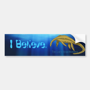 Ik geloof Loch Ness Monster Bumpersticker
