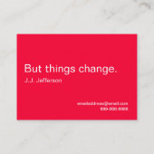 IK GELOOF NIET DAT WE GEBEURD HEBBEN. VISITEKAARTJE (Achterkant)