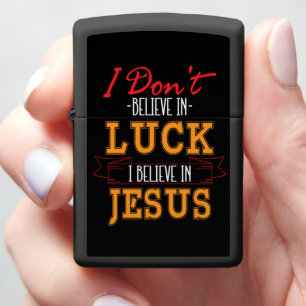 IK GELOOF NIET IN GELUK, IK GELOOF IN JEZUS