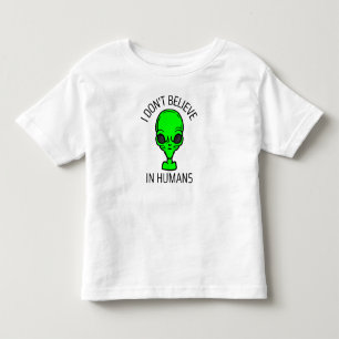 Ik geloof niet in mensen kinder shirts