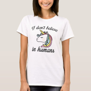 Ik geloof niet in mensen t-shirt
