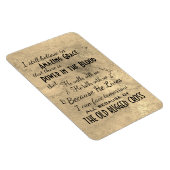 Ik geloof nog steeds dat Hymns Quote Magneet (Rechterzijde)