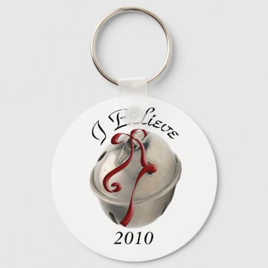 Ik geloof Reindeer Bell Sleutelhanger (Voorkant)