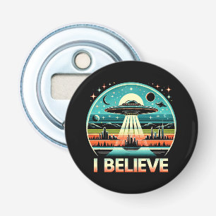 Ik geloof - UFO Button Flesopener