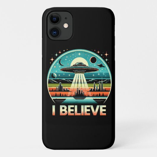 Ik geloof - UFO Case-Mate iPhone Case (Achterkant)
