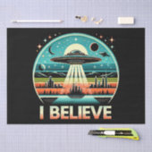 Ik geloof - UFO Tissuepapier (Craft)