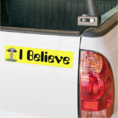 Ik geloof van Alien Bumpersticker (Op Truck)