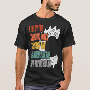 Ik geniet van de Romantische wandeling door de har T-shirt