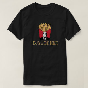 Ik geniet van een goede aardappel - Donald Trump T-shirt
