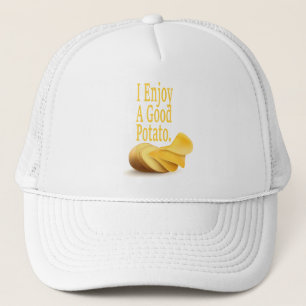 Ik Geniet Van Een Goede Aardappel Grappig Voedselo Trucker Pet