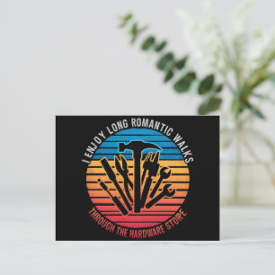 Ik geniet van lange romantische wandelingen door d briefkaart
