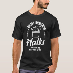 Ik geniet van romantische wandelingen door de hard t-shirt