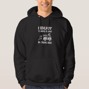 Ik geniet van Tempo in de hittezomermarathon. Hoodie