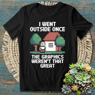 Ik ging een keer naar buiten - Funny Gamer & Intro T-shirt