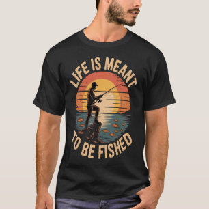 Ik ging liever forel vissen Sticker - Wit T-shirt