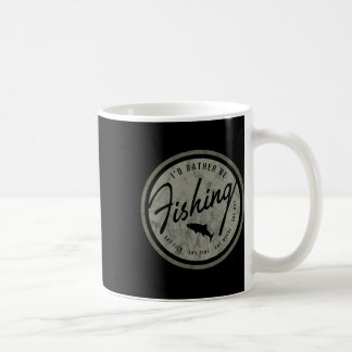 Ik ging liever vissen! Retro  Koffiemok