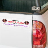 Ik ging naar Artie's Bumpersticker (Op Truck)