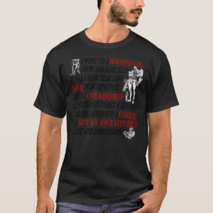 Ik ging naar een Show van een machinemeisje, in es T-shirt