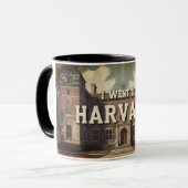 Ik ging naar Harvard. 2-tonige Mok (Voorkant links)