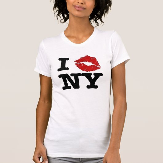 Ik "glad" New York Shirten T-shirt (Voorkant)